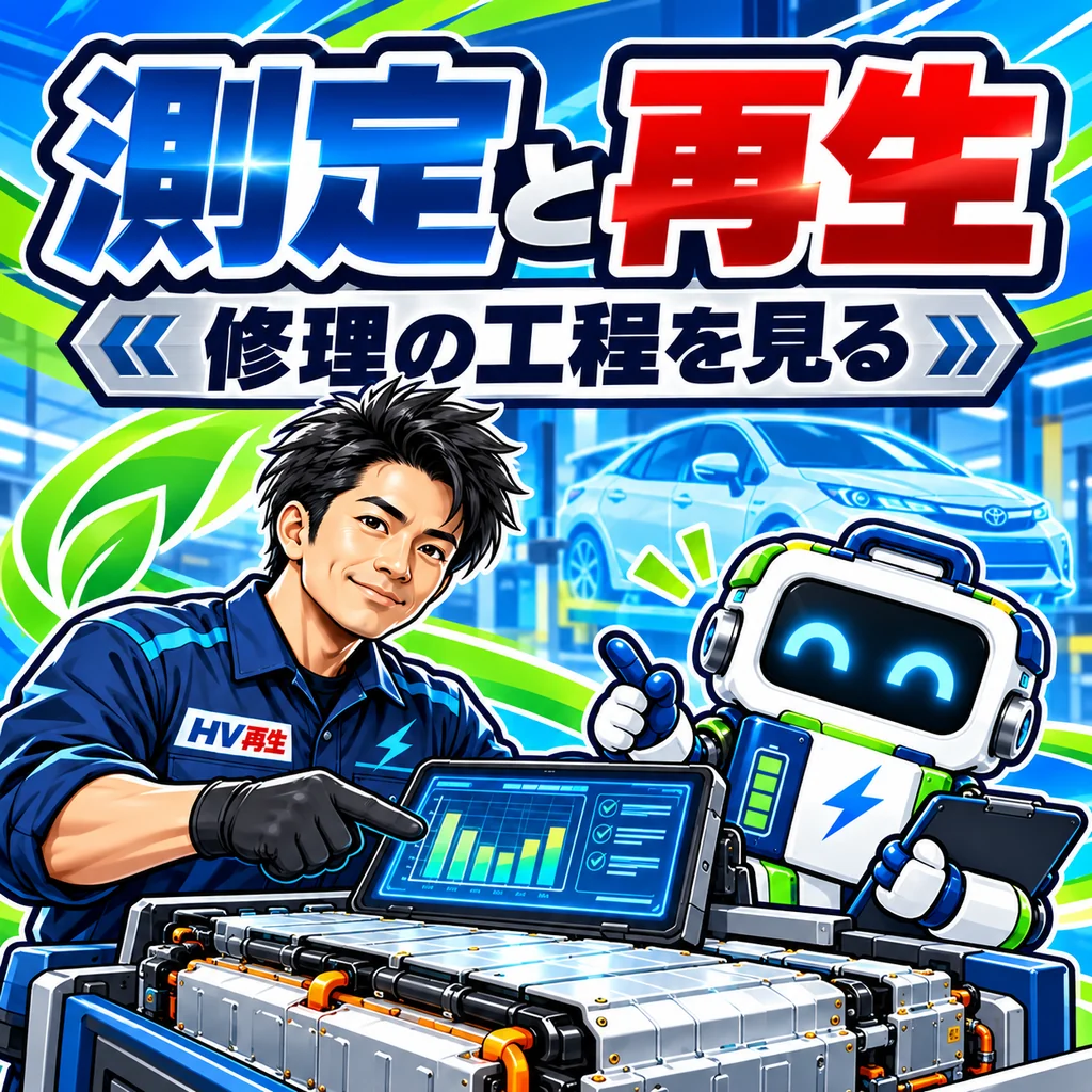 測定と再生の工程
